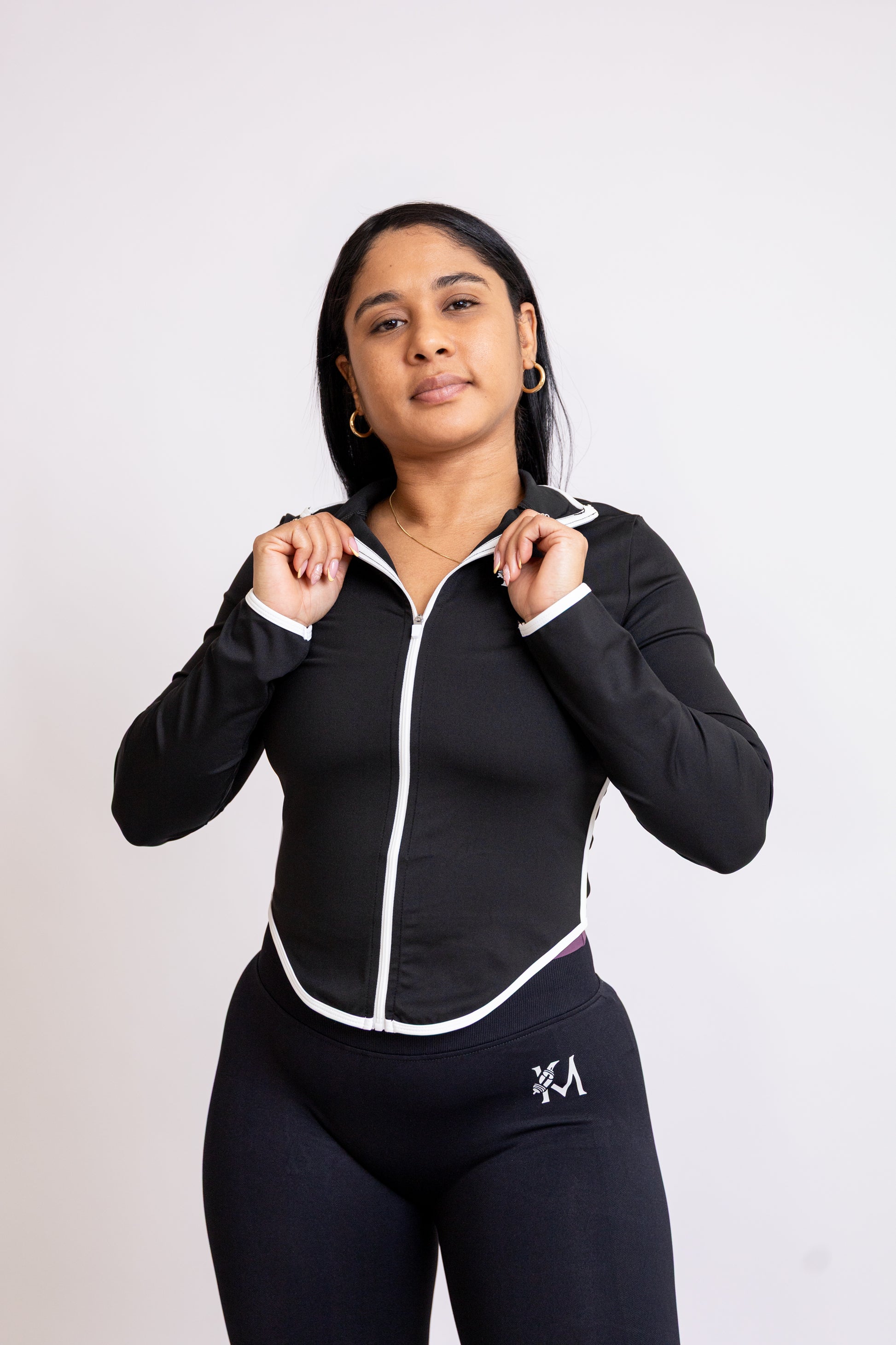 KM’ black/white Cute Jacket