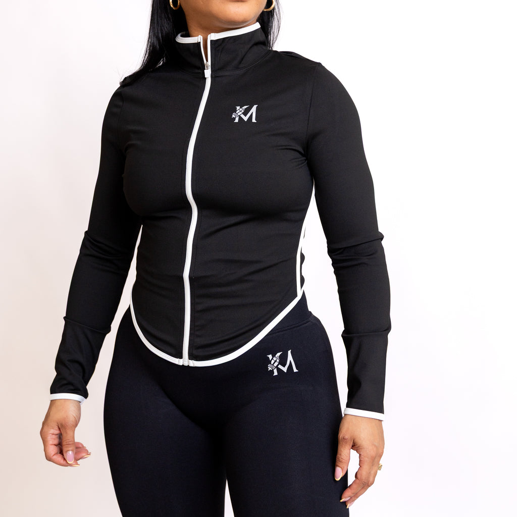 KM’ black/white Cute Jacket