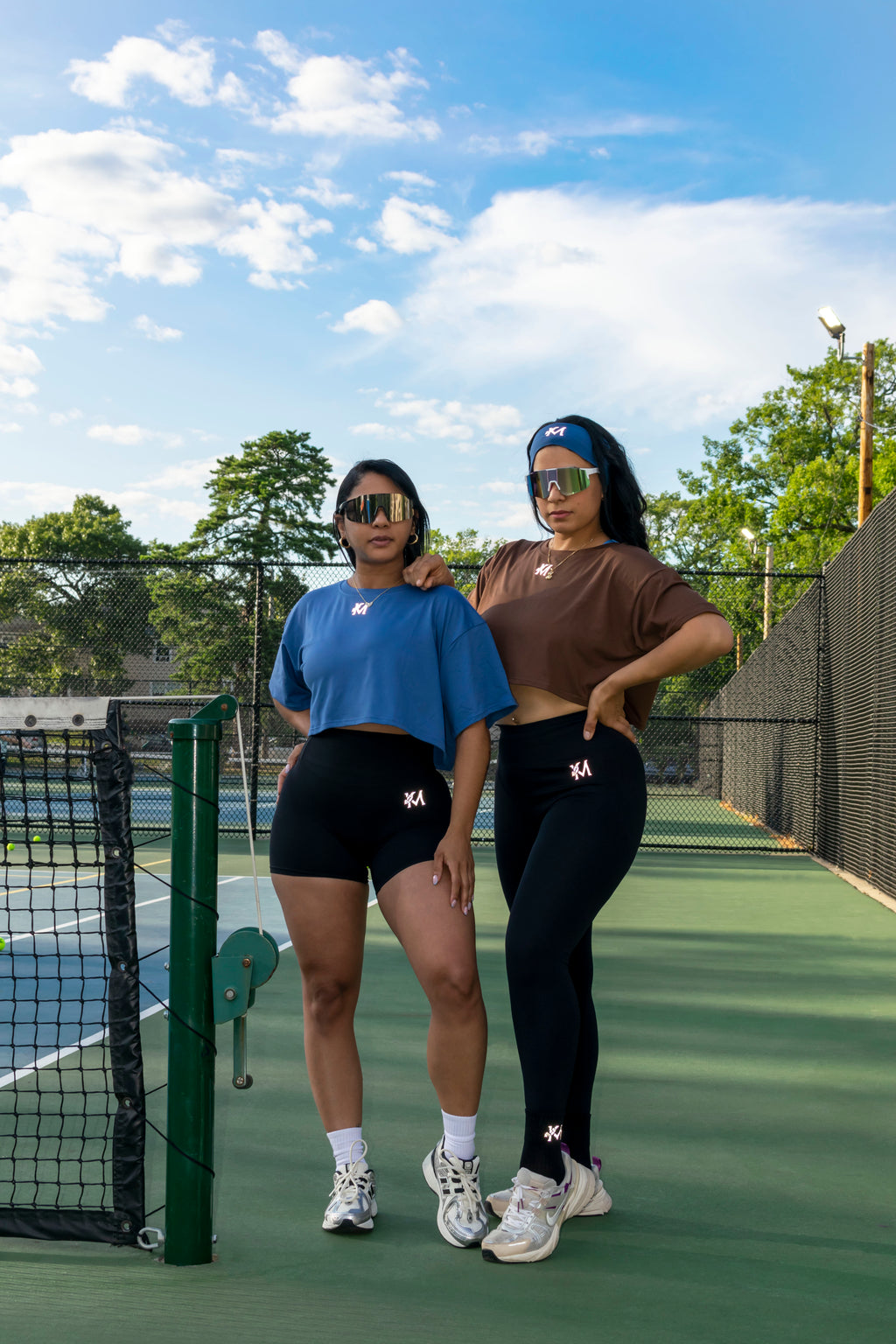 KM’ Cropped T-Shirt Oversized