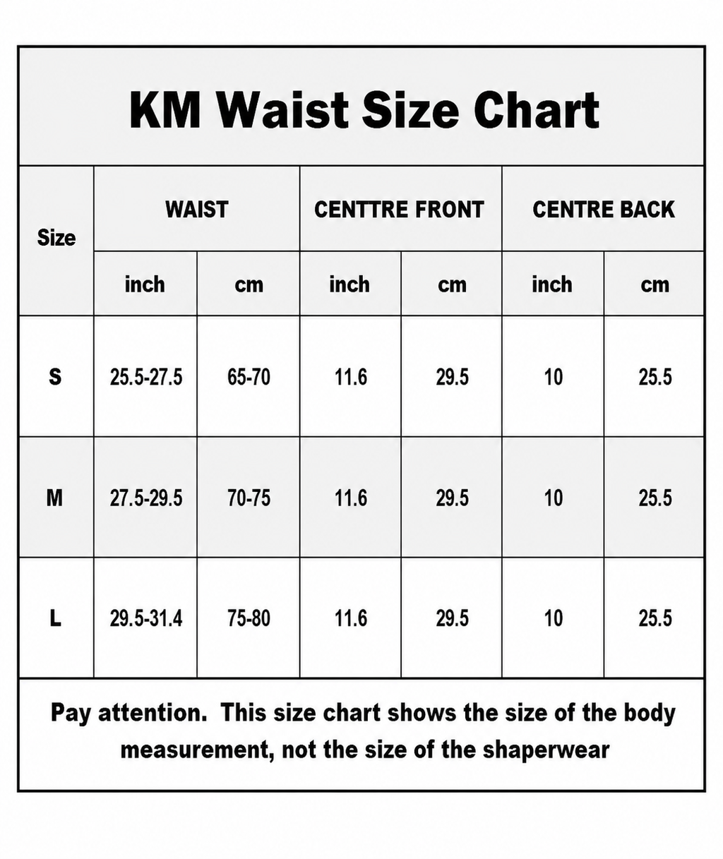 KM’ Abdominal Binder Waist